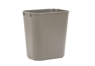 Beige 7 Gal. Rectangular Wastebasket